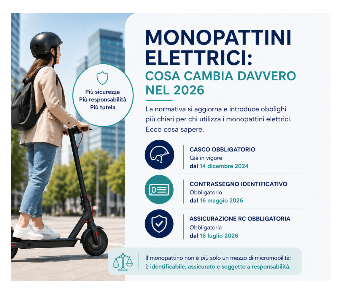 Monopattini nuova normativa
